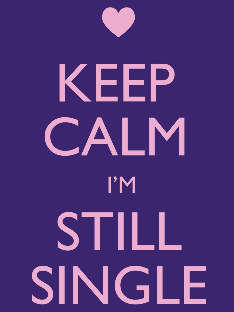 Keep Calm I M Still Single Valentine S Ladies Purple T Shirt Buy